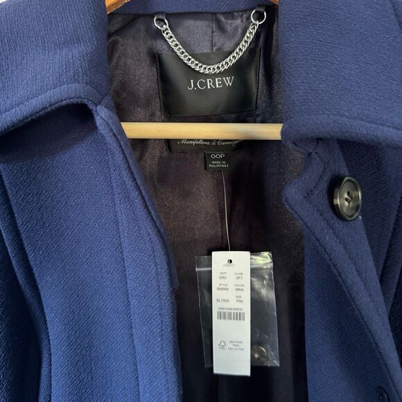 NWT J. Crew Classic Lady Day Coat in Italian Double-Cloth Wool with Thinsulate - Picture 7 of 12